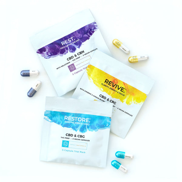 REVIVE™, RESTORE™ and REST™ Trial Pack Set
